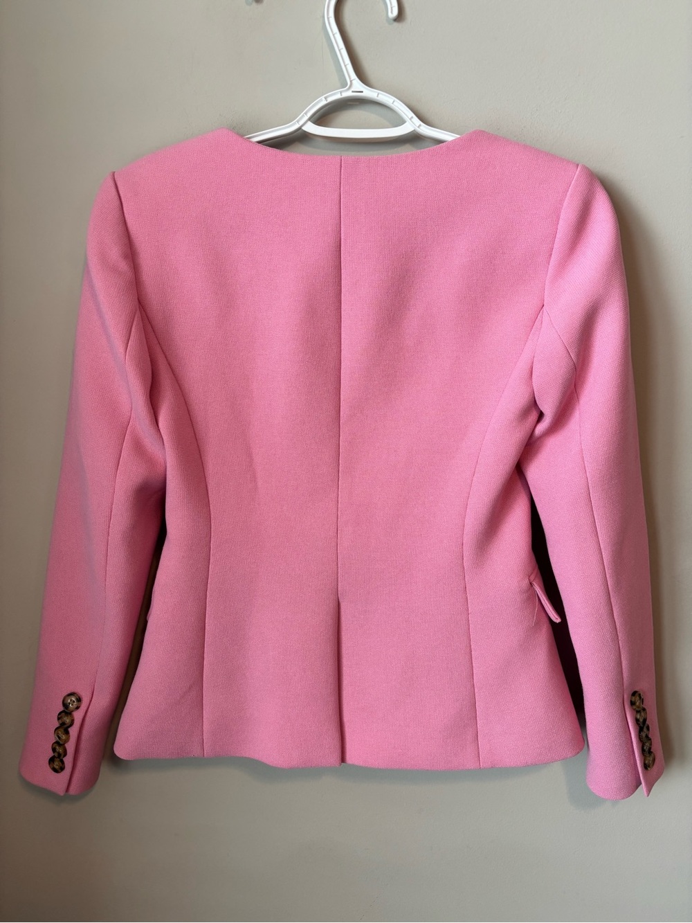 Veronica Beard Ria Woven Pink Blazer Jacket Size 0 - Picture 8 of 13